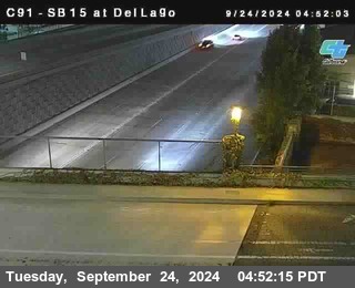 SB 15 at Del Lago bridge