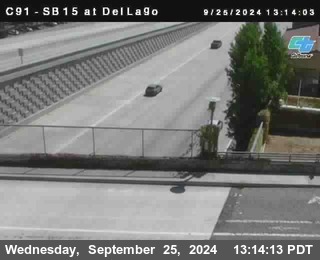 SB 15 at Del Lago bridge