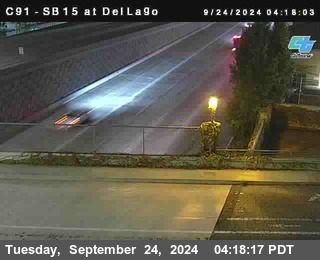 SB 15 at Del Lago bridge