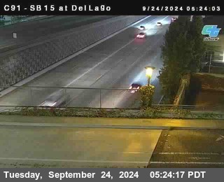 SB 15 at Del Lago bridge