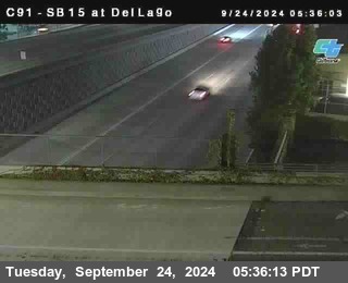 SB 15 at Del Lago bridge