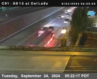 SB 15 at Del Lago bridge