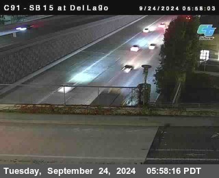 SB 15 at Del Lago bridge