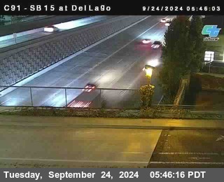 SB 15 at Del Lago bridge