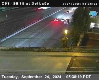 SB 15 at Del Lago bridge