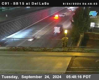 SB 15 at Del Lago bridge