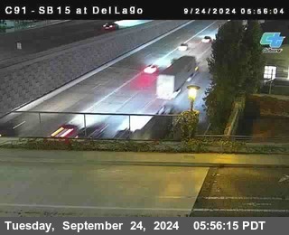 SB 15 at Del Lago bridge