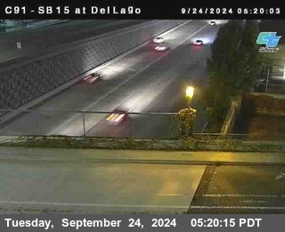 SB 15 at Del Lago bridge