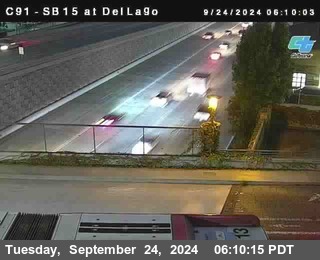 SB 15 at Del Lago bridge