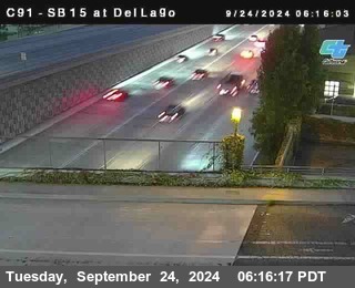 SB 15 at Del Lago bridge