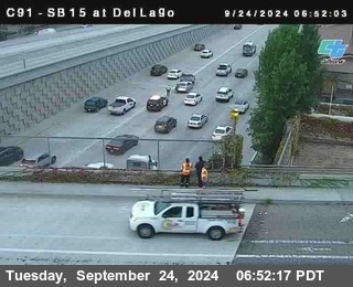 SB 15 at Del Lago bridge