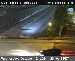 SB 15 at Del Lago bridge