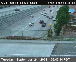 SB 15 at Del Lago bridge