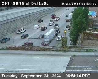 SB 15 at Del Lago bridge