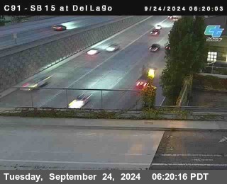 SB 15 at Del Lago bridge