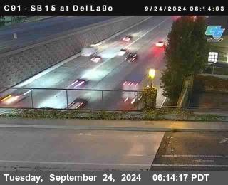 SB 15 at Del Lago bridge