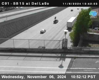 SB 15 at Del Lago bridge