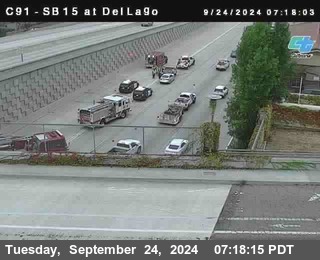 SB 15 at Del Lago bridge