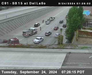 SB 15 at Del Lago bridge