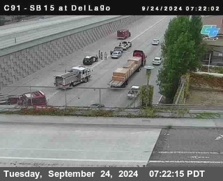 SB 15 at Del Lago bridge