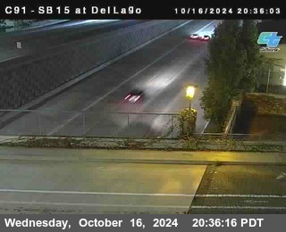 SB 15 at Del Lago bridge