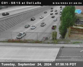 SB 15 at Del Lago bridge