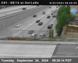 SB 15 at Del Lago bridge