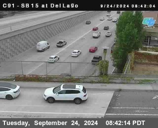 SB 15 at Del Lago bridge