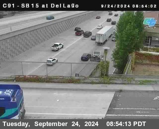 SB 15 at Del Lago bridge