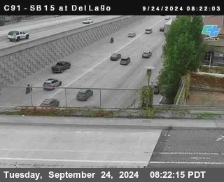 SB 15 at Del Lago bridge