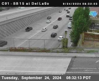 SB 15 at Del Lago bridge