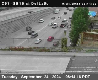 SB 15 at Del Lago bridge