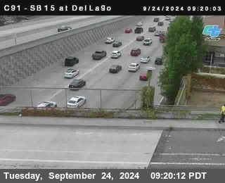 SB 15 at Del Lago bridge