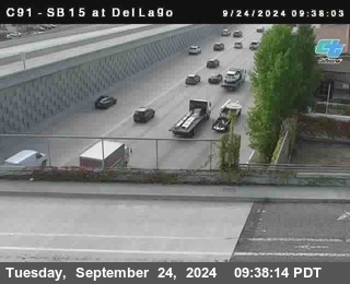 SB 15 at Del Lago bridge