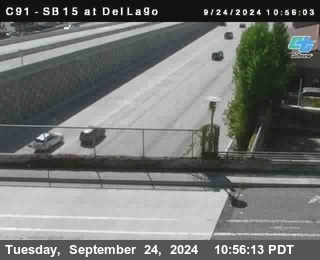 SB 15 at Del Lago bridge