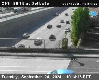 SB 15 at Del Lago bridge