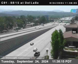 SB 15 at Del Lago bridge