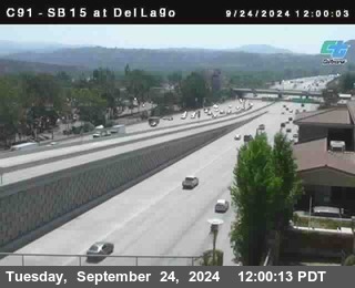 SB 15 at Del Lago bridge