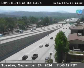 SB 15 at Del Lago bridge