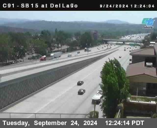 SB 15 at Del Lago bridge