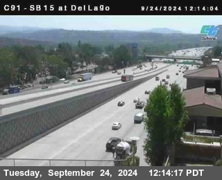 SB 15 at Del Lago bridge