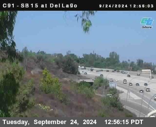 SB 15 at Del Lago bridge