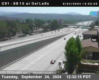 SB 15 at Del Lago bridge