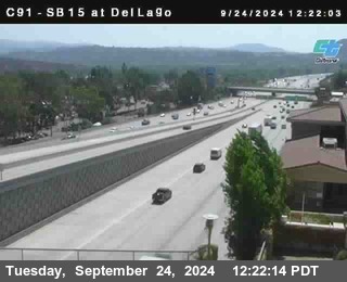 SB 15 at Del Lago bridge