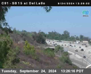 SB 15 at Del Lago bridge