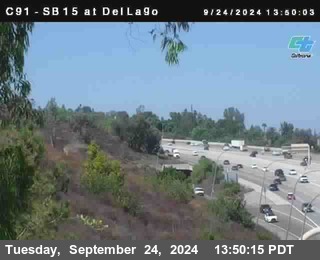 SB 15 at Del Lago bridge