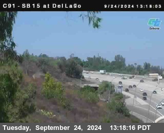 SB 15 at Del Lago bridge