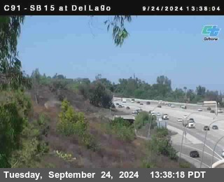 SB 15 at Del Lago bridge