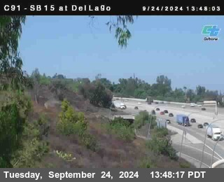 SB 15 at Del Lago bridge