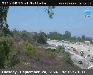 SB 15 at Del Lago bridge